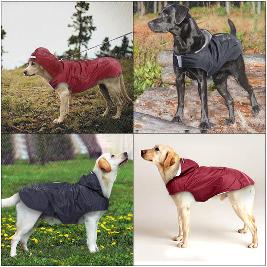 Lightweight Waterproof Dog Raincoat