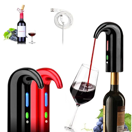 One-Touch Electric Wine Aerator and Dispenser