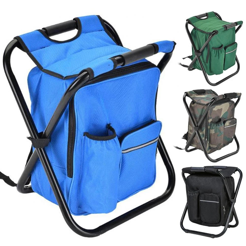 Camping Backpack with Cooler and Seat