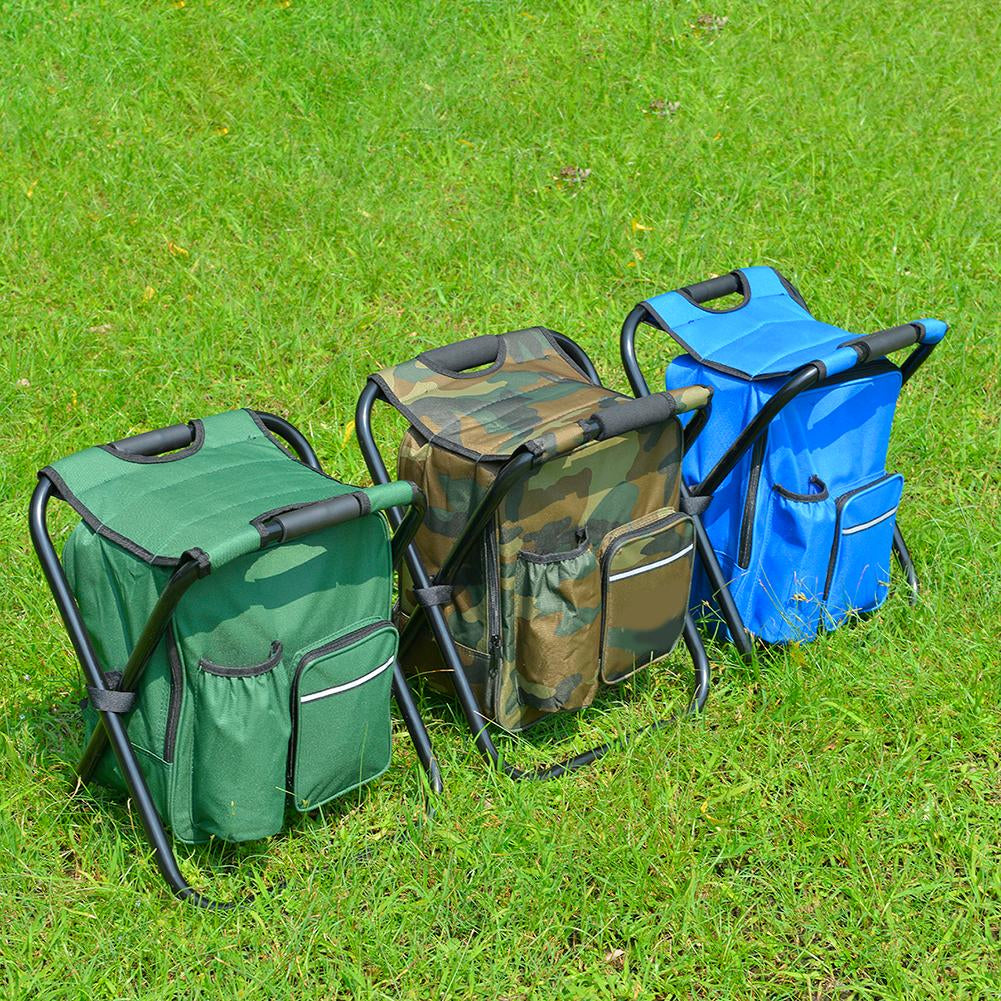 Camping Backpack with Cooler and Seat