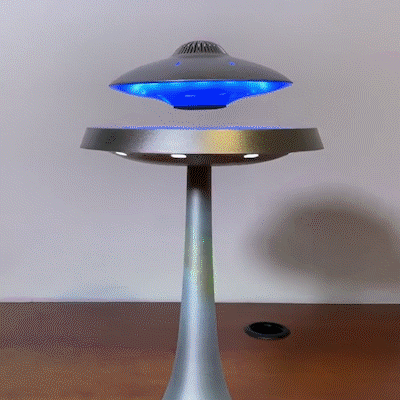 Magnetic Levitating UFO Bluetooth Speaker with LED Lamp