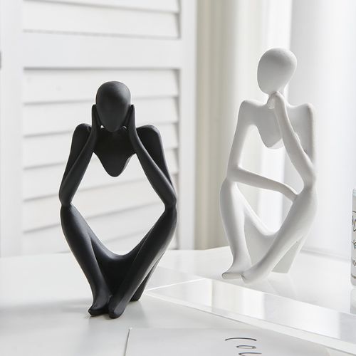 Abstract Thinker Statue
