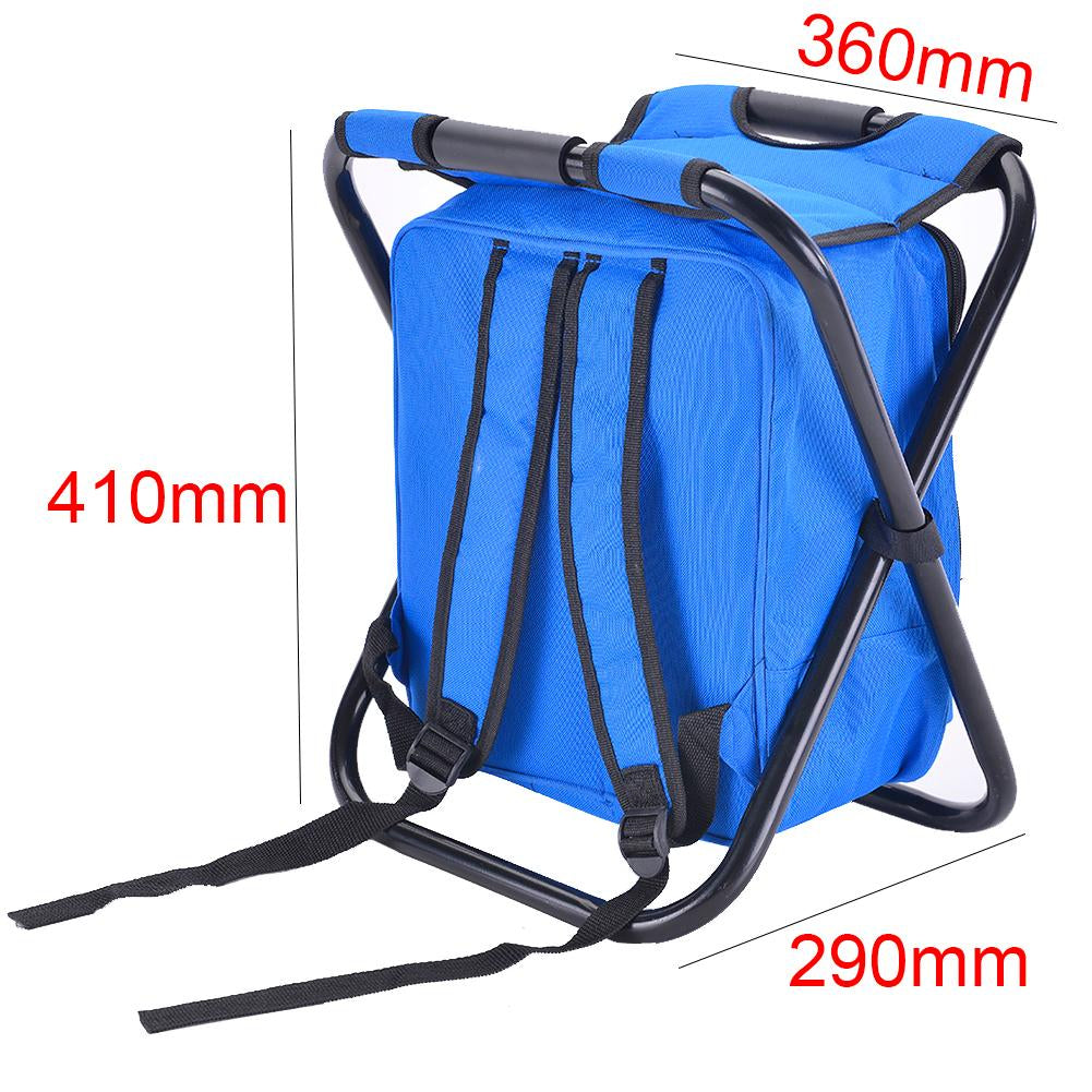 Camping Backpack with Cooler and Seat