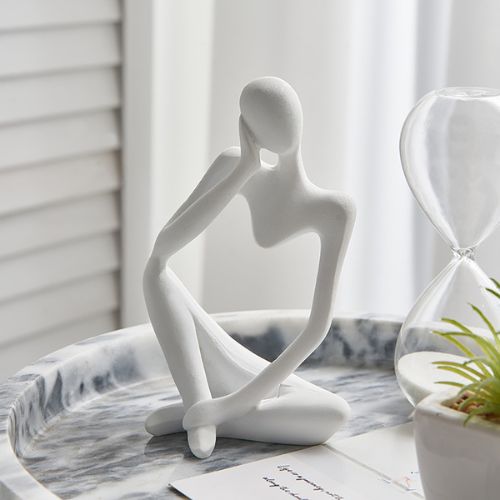 Abstract Thinker Statue