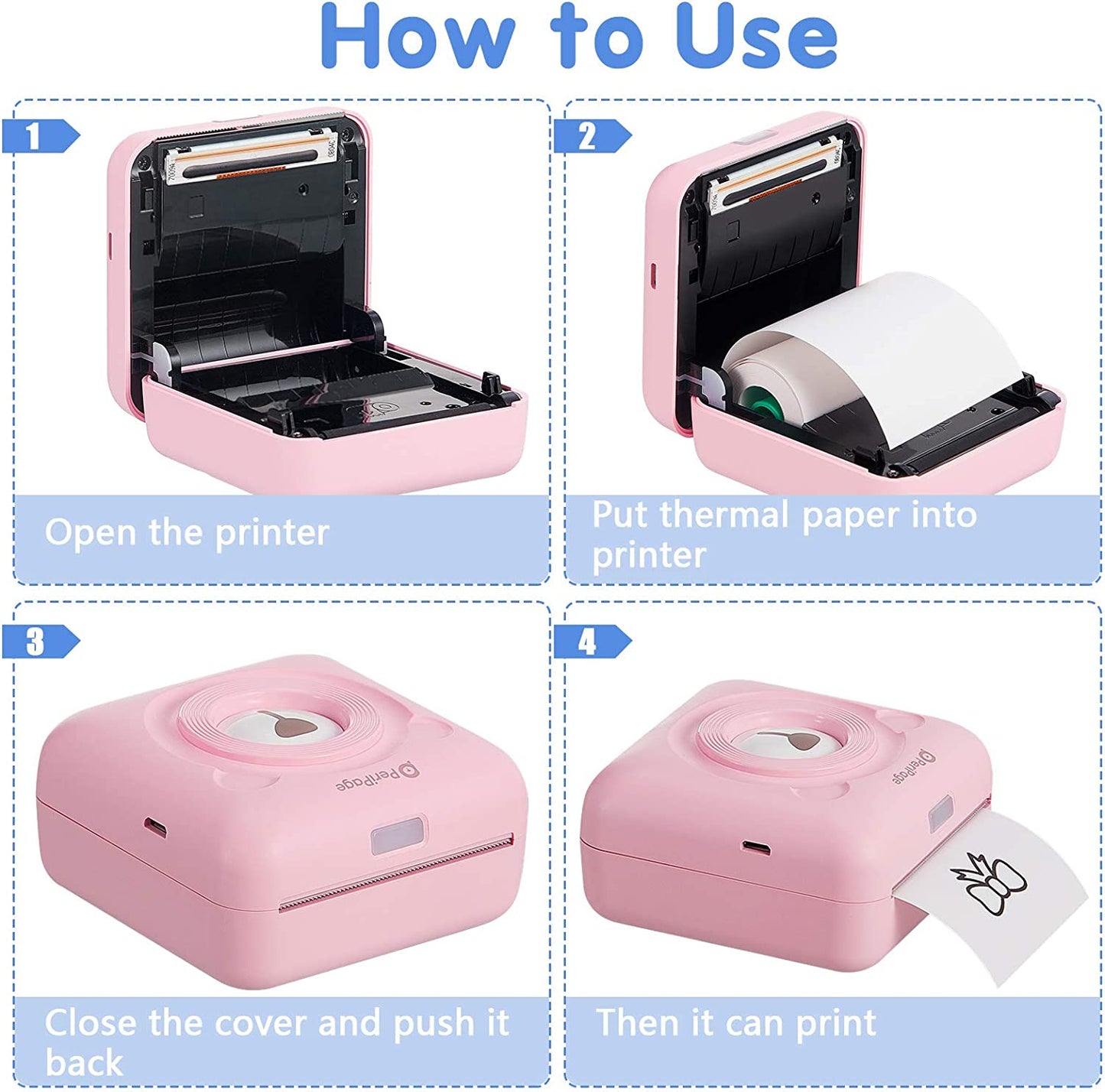 Bluetooth Thermal Mini Printer