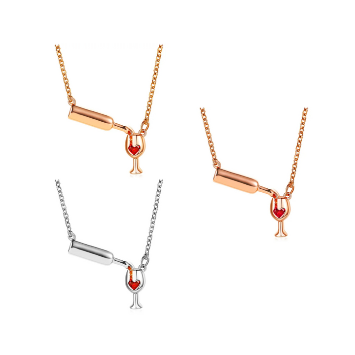 Wine Bottle Necklace